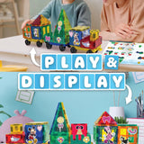 Disney Jr Mickey Magnetic Tile Train Set - 41-Piece by Tytan