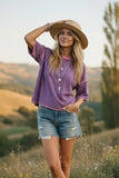 Striped Oversized Knit Top