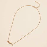 Bubble "MAMA" 18K Gold Dip Necklace