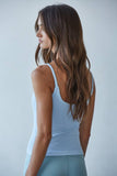 S1280N | Seamless Ribbed Tank with Inner Padded Lining