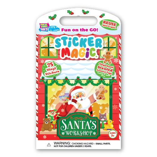 Holiday Sticker Magic - Santa's Workshop