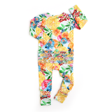 Lillyana RUFFLE ZIP Bamboo Baby Sleepies Little Outfit