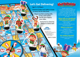 Christmas Snakes and Ladders Board Game for Ages 3+