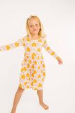 Pumpkin & Bows Bamboo Dress