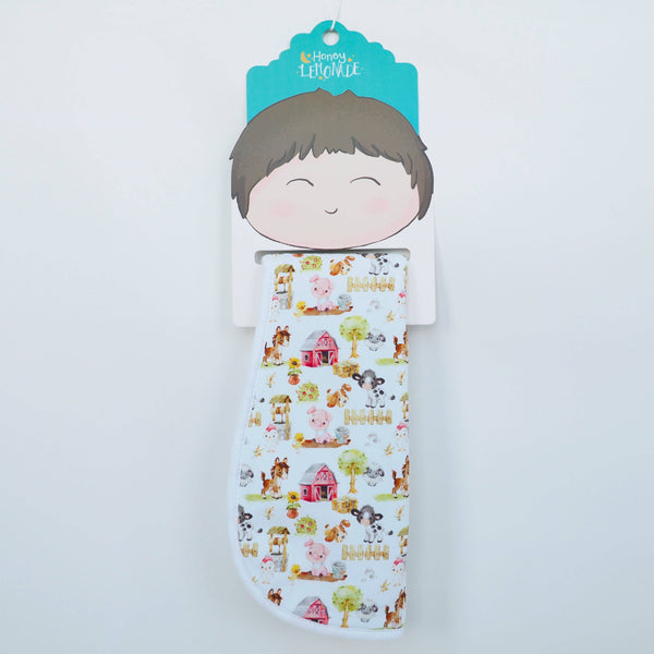 Burp Cloths - Farm Animals