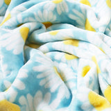 Flower Power Unlined Plush Throw
