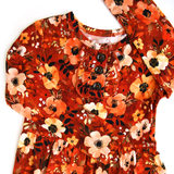 Auburn TUTU DRESS Bamboo Baby Floral Dress