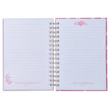 Journal Wirebound Fuchsia The Lord is With You Zeph. 3:17