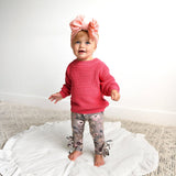 Tatum BOW LEGGINGS Bamboo Kids Toddler Baby Clothing