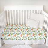 Standard Size Fitted Crib Sheet - Dinosaurs
