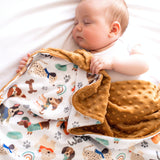Baby & Toddler Minky Blanket - Snuggle Buddies