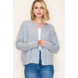 BUTTON DOWN SWEATER CARDIGAN