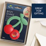 "NEW" Bitzy Shake™ - Silicone Teether with Rattle