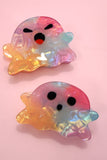 LARGE HALLOWEEN GHOST HAIR CLAW CLIPS