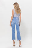 Stretch Super High Rise Crop Straight