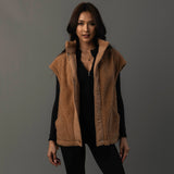 Camel Fleece Vest