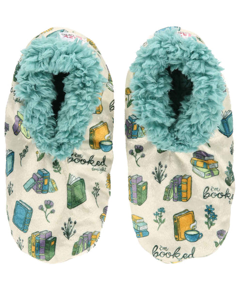 Plush Slipper Socks, Soft Slippers, Non-skid - Books