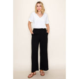 SOLID WIDE LEG PANTS