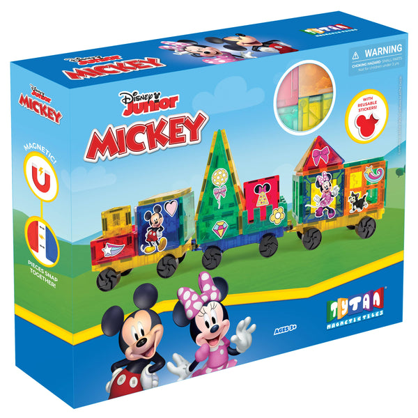 Disney Jr Mickey Magnetic Tile Train Set - 41-Piece by Tytan
