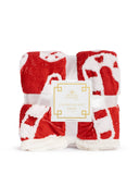 Candy Cane Throw   Red/White   50x60