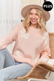Libby Floral Sweater - Plus