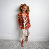 Auburn PEPLUM SET Fall Floral Outfit