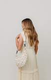 Fancy Feet Crescent Bag