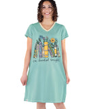 Booked V-Neck Nightshirt