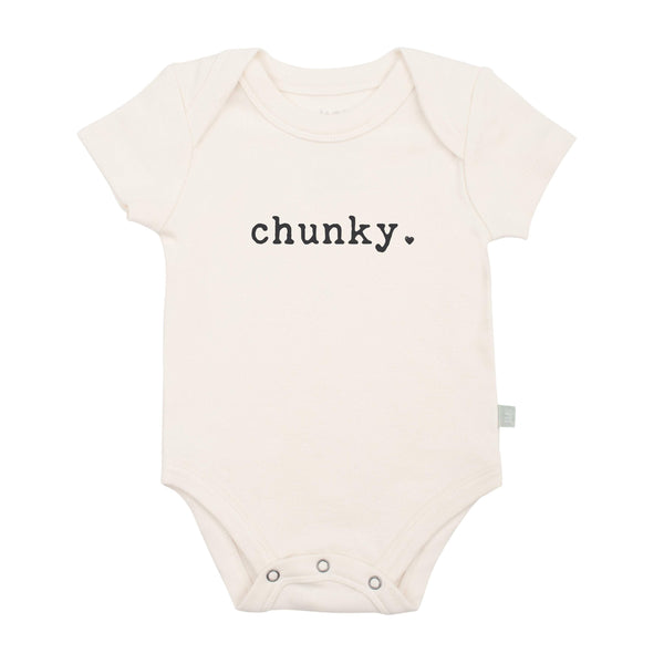 Baby graphic organic bodysuit | chunky