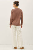 Mocha Mousse Oversized Sweater