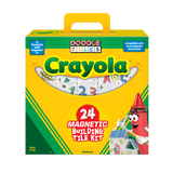 Crayola Doodle Tiles Magnetic Tiles 24-Piece Set
