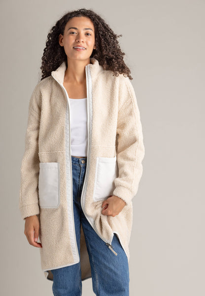 Women's Cori Boucle Long Coat - Final Sale