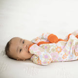 Baby Onesie Pajamas - Retro Floral