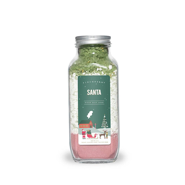 Santa Fizzy Salt Soak - Christmas Holiday Stocking Stuffers