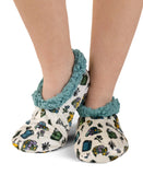 Plush Slipper Socks, Soft Slippers, Non-skid - Books