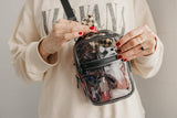 Black Clear Tint Crossbody Sling