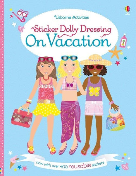 Sticker Dolly Dressing  On Vacation : Usborne