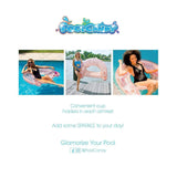 Inflatable Sun Chair Rose Gold  Glitter Jumbo Size PoolCandy
