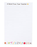 Note From Teacher Notepad