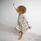 Maren Floral TUTU DRESS Bamboo Fall Floral Dress