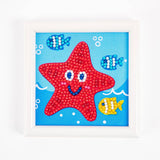 Diamond Dotz Happy Star Fish Framed Kit - 4.0" x 4.0"
