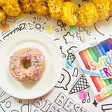 Happy Birthday Coloring Runner