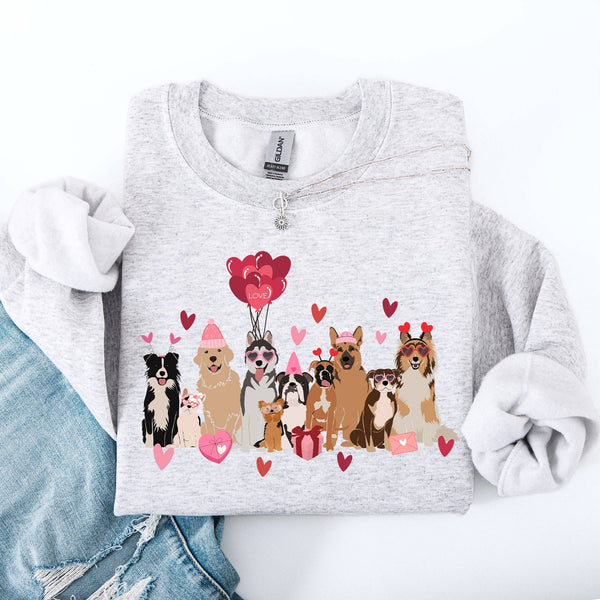 Valentine's Dogs Sweatshirt