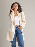 Women's Cori Boucle Long Coat - Final Sale