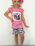 Leopard Bull Girls Set