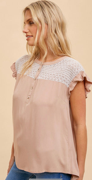 Maddy Flutter Sleeve Top