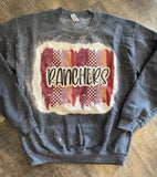 Ranchers Brush Stroke Bleached Sweatshirt