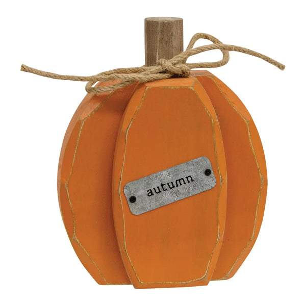 Orange Autumn Pumpkin Chunky Sitter