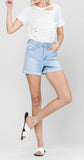 Courtney Roll Up Mom Shorts