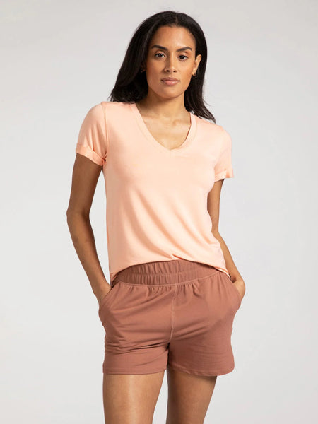Thread and Supply Lanelle Tee - Peach Sorbet